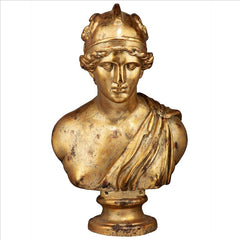 Mercury Greek God Bust Statue