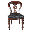 Image of Simsbury Manor Leather Side Chair - Sculptcha