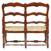 Image of Provincial French Ladderback Settee - Sculptcha