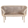 Image of Parisian Oval Rattan Settee - Sculptcha