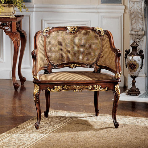Louis Xv Rattan Chair - Sculptcha