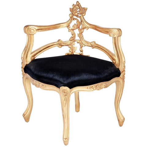 French Salon Corner Chair - Sculptcha