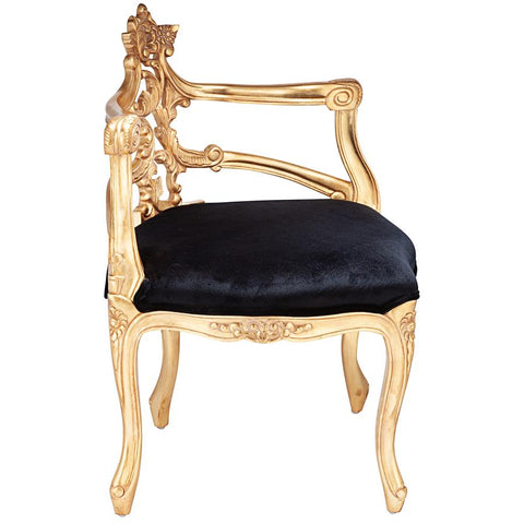 French Salon Corner Chair - Sculptcha