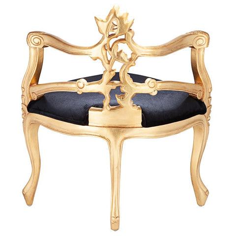 French Salon Corner Chair - Sculptcha