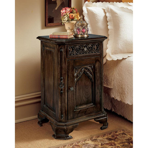 Gothic Bed Side Table - Sculptcha