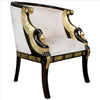 Image of Graceful Swans Neoclassical Tub Chair - Sculptcha