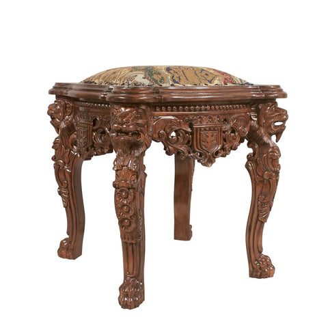 Lord Raffles Lion Leg Stool - Sculptcha