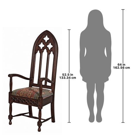 Viollet Le Duc Gothic Arm Chair - Sculptcha