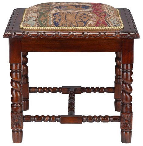 Charles Ii Gothic Stool - Sculptcha