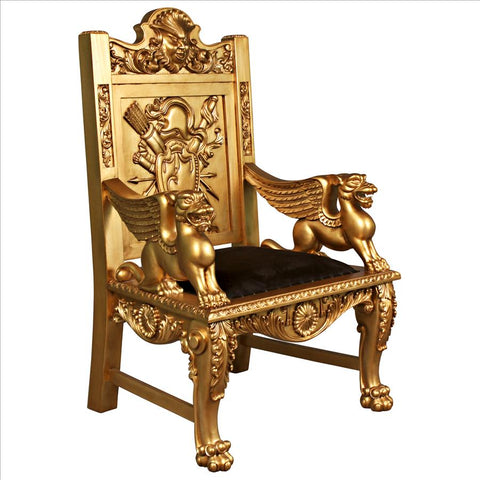 Alfred The Great Golden Throne - Sculptcha