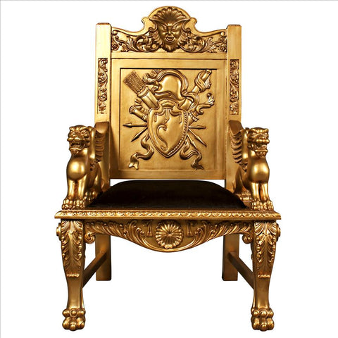 Alfred The Great Golden Throne - Sculptcha