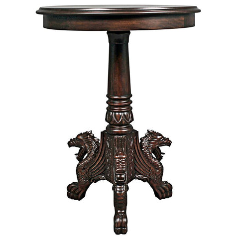 Heraldic Lion Accent Table - Sculptcha