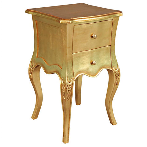 Hayworth Gilded Side Table - Sculptcha