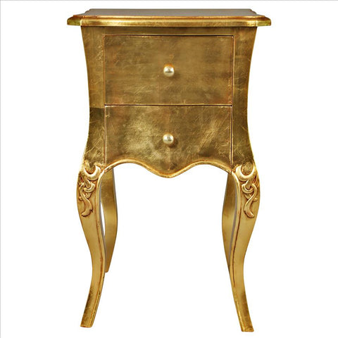 Hayworth Gilded Side Table - Sculptcha