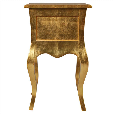 Hayworth Gilded Side Table - Sculptcha