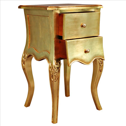 Hayworth Gilded Side Table - Sculptcha