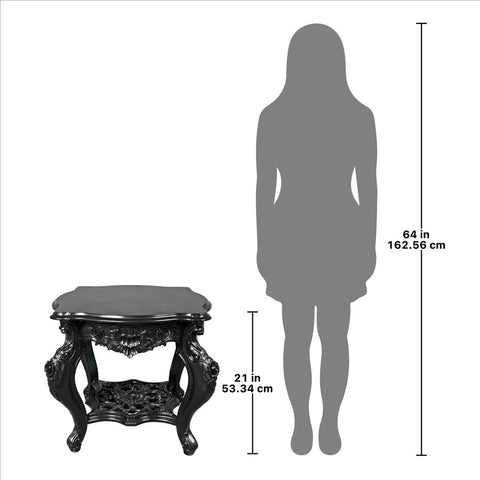 Ebony Rose Side Table - Sculptcha