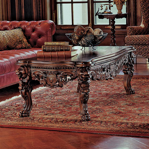 Grand Hall Lion Leg Coffee Table - Sculptcha