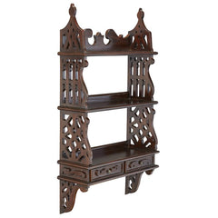Chinese Chippendale Hardwood Curio