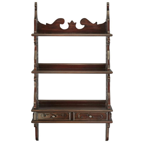 Chinese Chippendale Hardwood Curio - Sculptcha