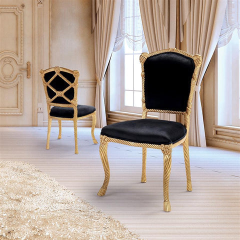 S/2 Chateau Rope And Tassel Chairs - Sculptcha