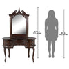 Image of Queen Anne Desk With Mirror - Sculptcha