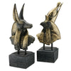 Image of S/ Horus And Anubis Busts - Sculptcha