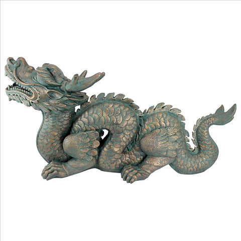 Large Asian Dragon Of The Great Wall - Sculptcha