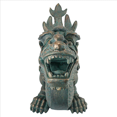 Large Asian Dragon Of The Great Wall - Sculptcha