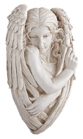 Tristan The Timid Angel Plaque - Sculptcha