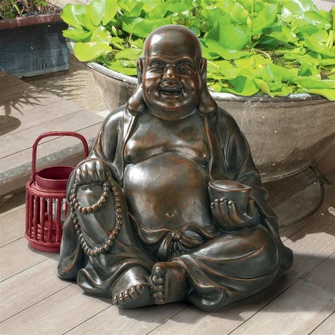 Large Laughing Buddha Statue - Sculptcha