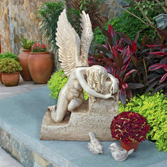Hunger Of Heartbreak Angel Statue - Sculptcha