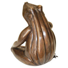 Forever In My Heart Frog Bronze Statue