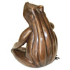 Image of Forever In My Heart Frog Bronze Statue - Sculptcha