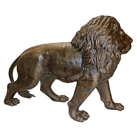 Guardian Lion Left Foot Forward - Sculptcha