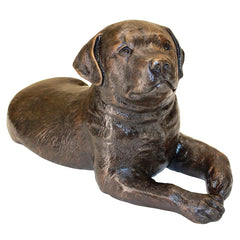 Labrador Puppy Dog Bronze Statue - Sculptcha