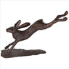 Image of Leaping Hare Bronze Statue