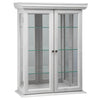 Image of White Country Tuscan Curio Cabinet