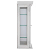 Image of White Country Tuscan Curio Cabinet