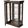 Image of Walnut Country Tuscan Curio Cabinet
