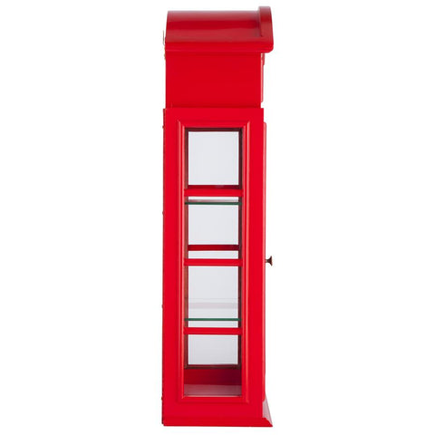 Telephone Booth Curio Cabinet