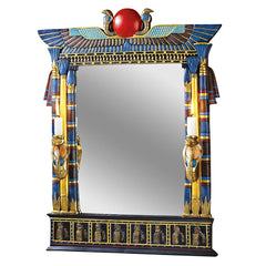 Wadjet Mirror W/ Cobra Sconces