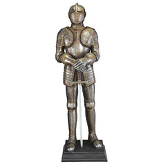 Knights Guard Medieval Armor With Sword