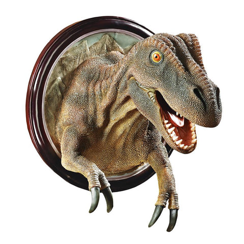 Framed T-Rex Scaled Dinosaur Wall Trophy