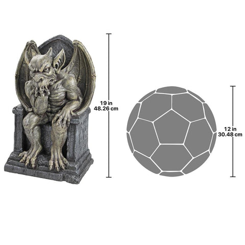 Large Hemlocks Gargoyle Throne Statue