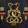 Image of Egyptian Infinity Cobra Twins Plaque