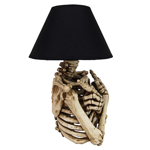 Rest In Pieces Skeleton Table Lamp