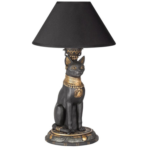 Royal Cat Goddess Bastet Table Lamp