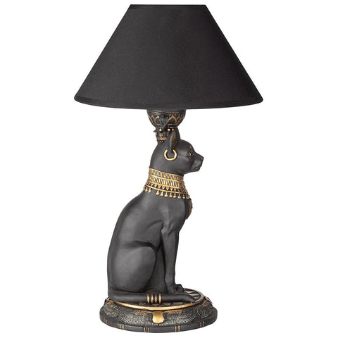 Royal Cat Goddess Bastet Table Lamp