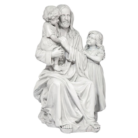 Jesus Loves The Little Children Statue